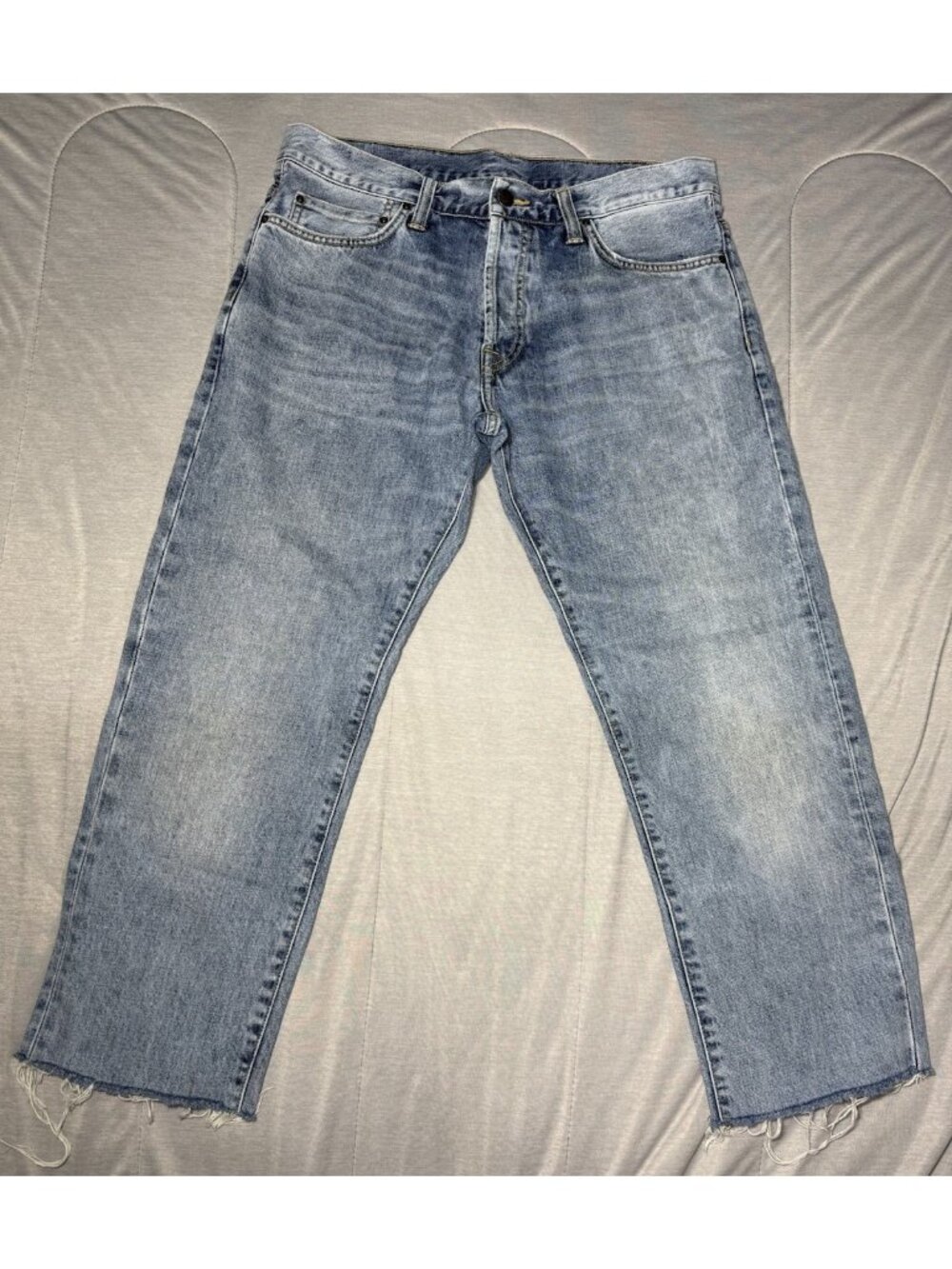 VTG Carhartt WIP Klondike Pant Men’s Blue Denim Jeans Size 32x32